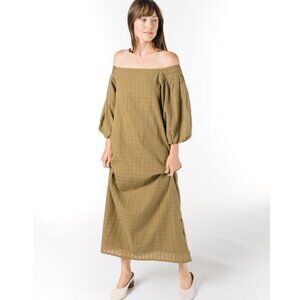 Laude the Label Cleo Dress - M - Organic Cotton Khadi | Tribe Alive
